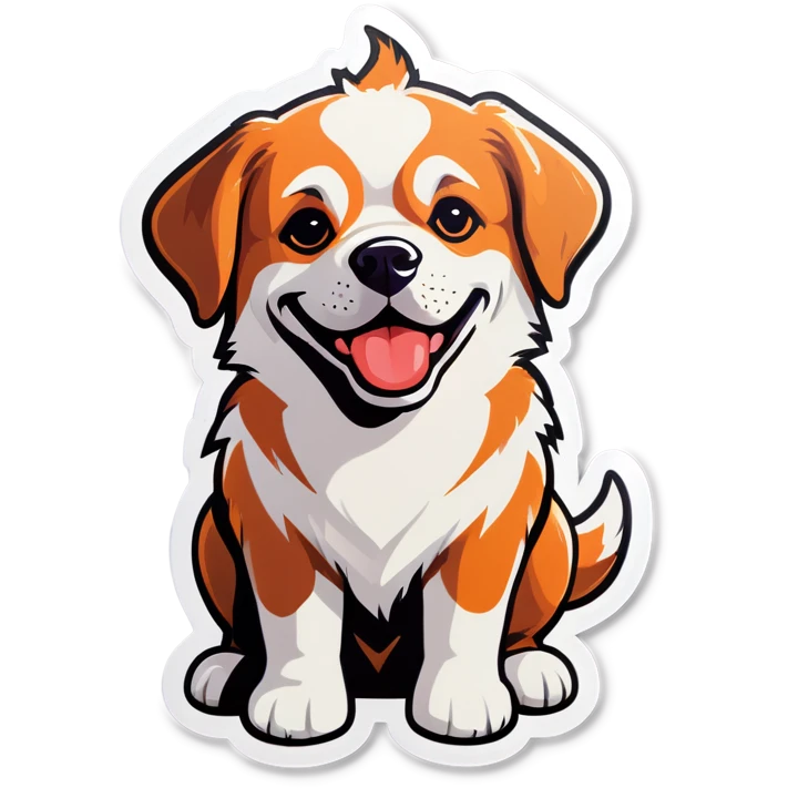 Dog celebrating  emoji