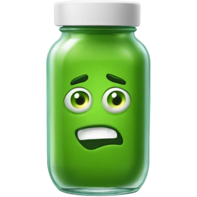 Glass jar with green purée seasoning inside that says “SOULFRITOS” on the jar emoji
