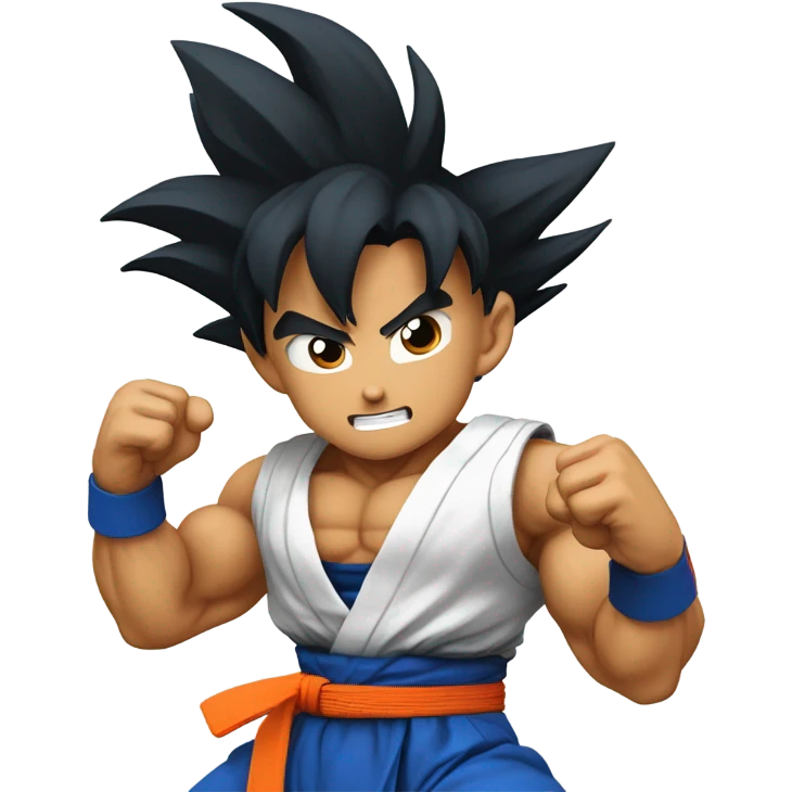 Goku from dragon ball z emoji