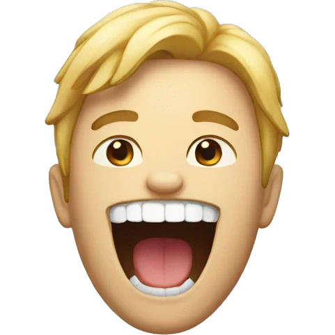 first of class with teeth emoji