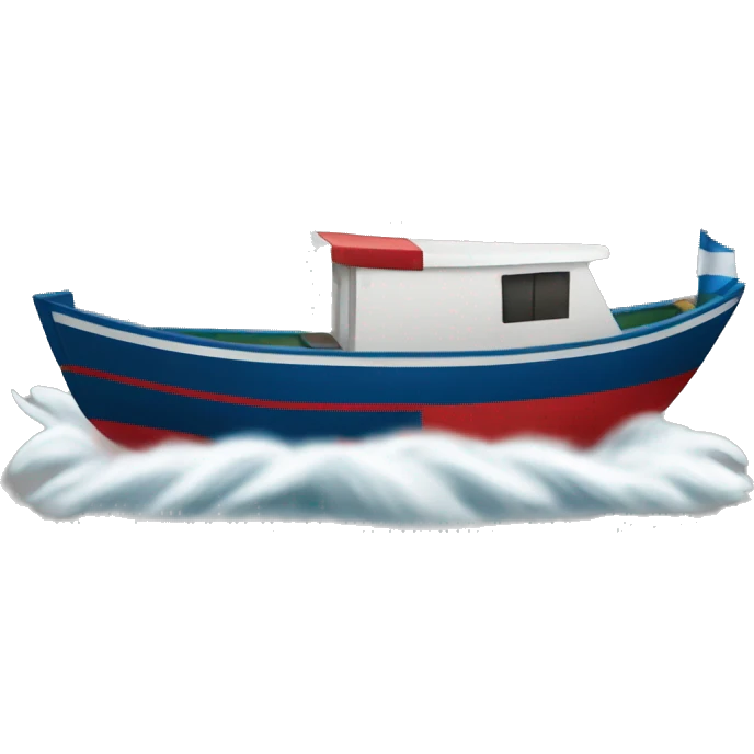 A Singaporean boat emoji