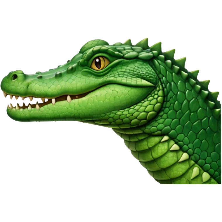 crocodile side view emoji