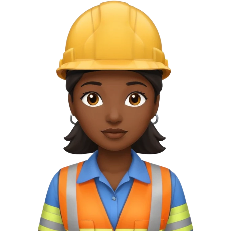 Ingeniera mujer negra emoji