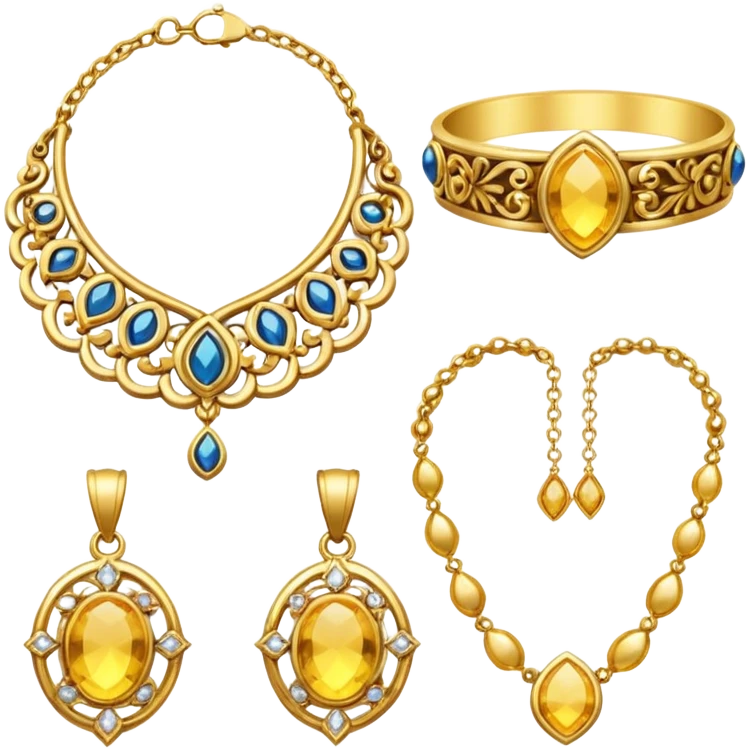 gold and jewelry emoji