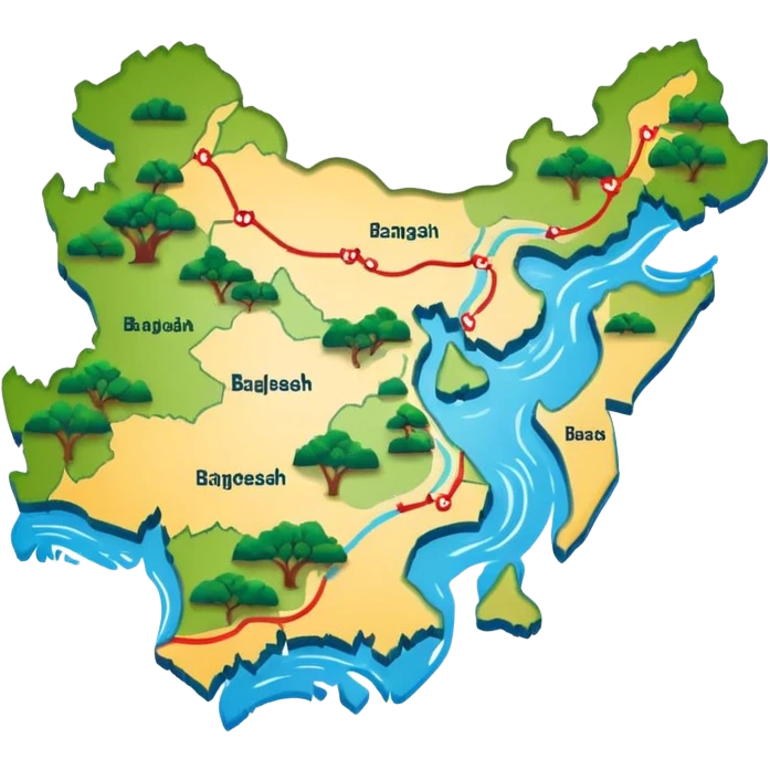 bangladesh map emoji