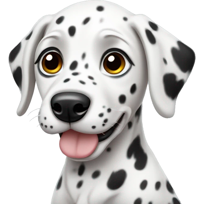 Dalmatian puppy emoji