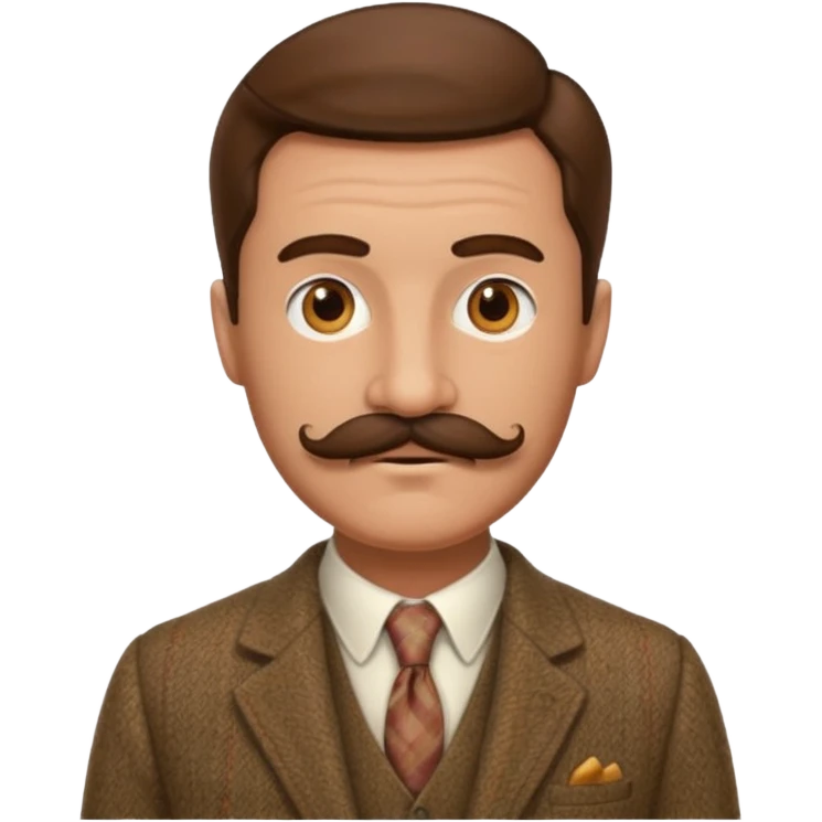 Old british vibe suit man emoji