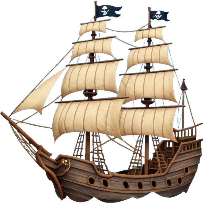 pirate ship emoji
