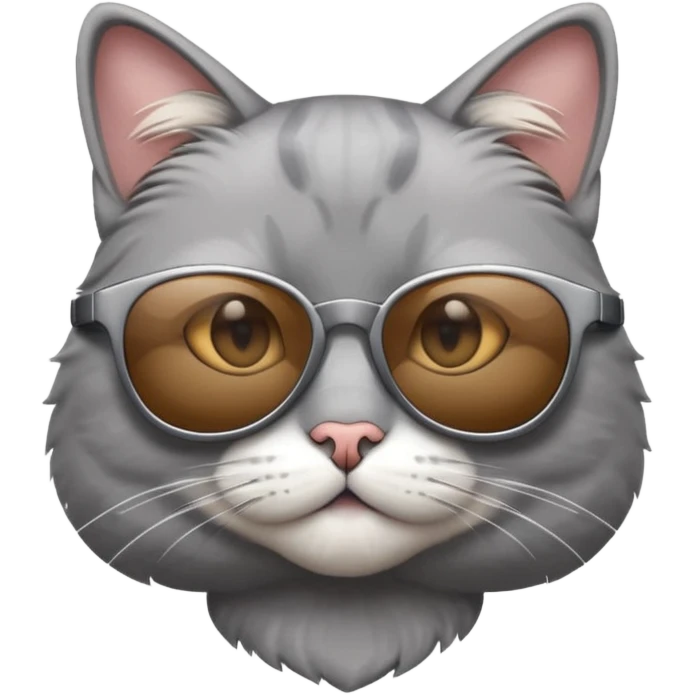 Cat wearing sunglasses emoji