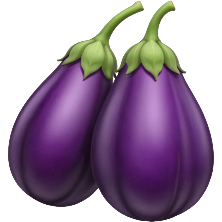 Eggplant with veins emoji