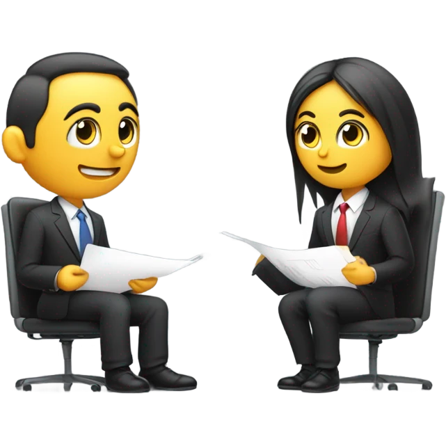 job interview emoji