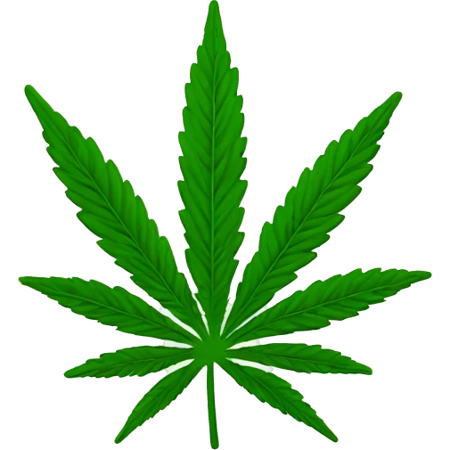 marijuana leaf emoji