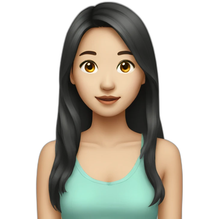 Pretty Asian Teenager emoji