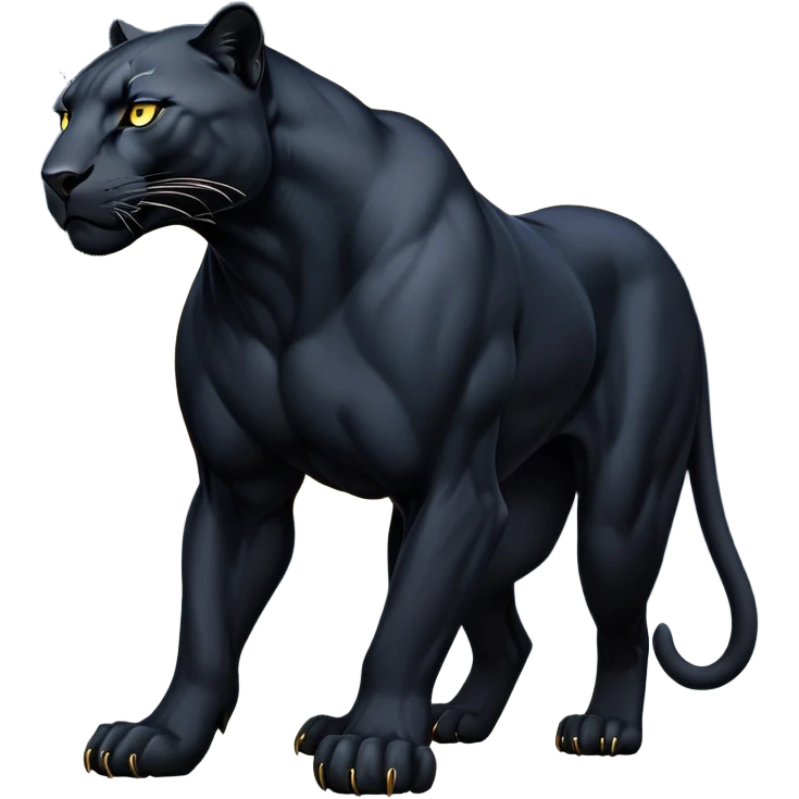 cinematic-panther-realistic-full-body-stalking-emoji,-sleek-midnight-black-coat-glowing-under-moonlight,-muscular-frame-moving-with-silent-power,-head-tilted-dramatically,-piercing-golden-eyes-filled-with-mystery,-simplified-yet-realistic-focused-features,-highly-detailed,-glowing-with-an-almost-sarcastic-glow emoji