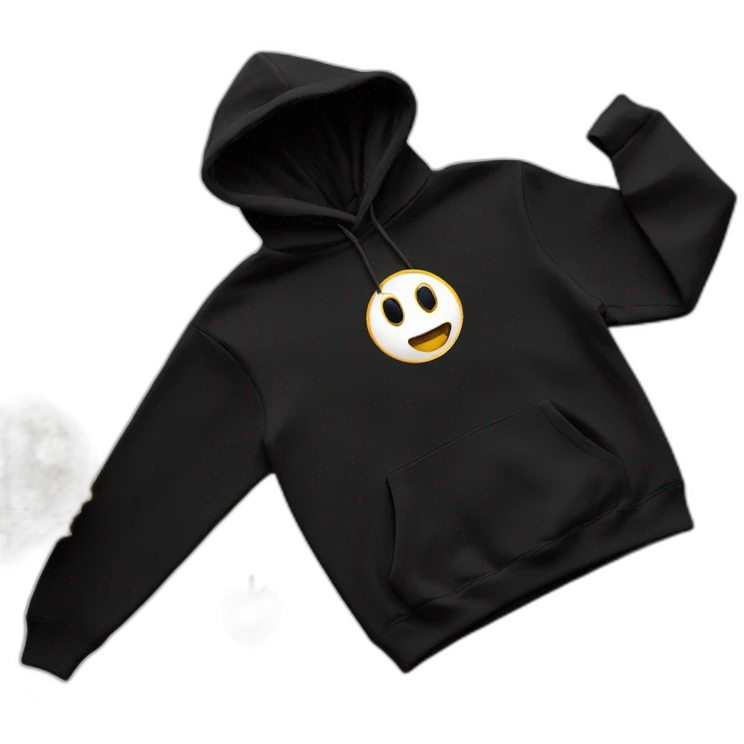hoodie-black emoji