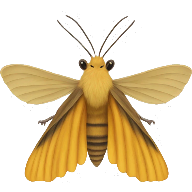 flannel moth emoji