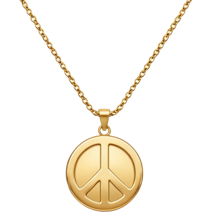 peace necklace emoji