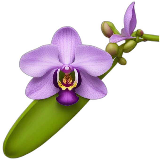 native orchid emoji