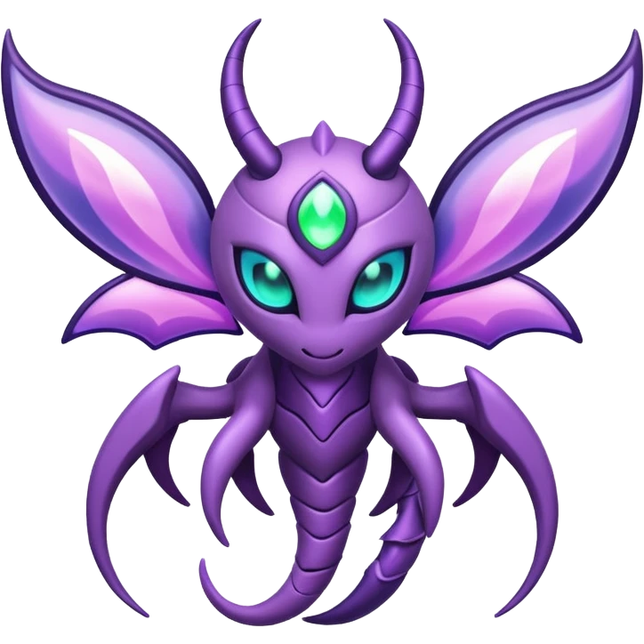 Abstract Genesect-Lunala-ET-hybrid-fantasy-creature emoji