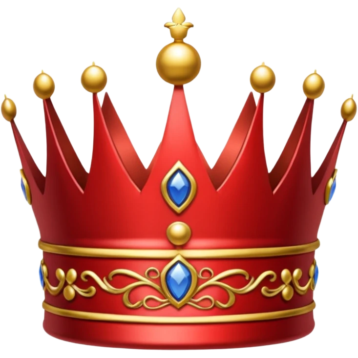 RED Crown King emoji