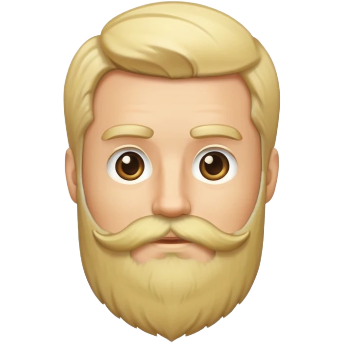 Blonde beard emoji