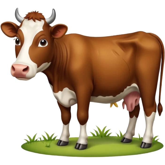 one cow emoji