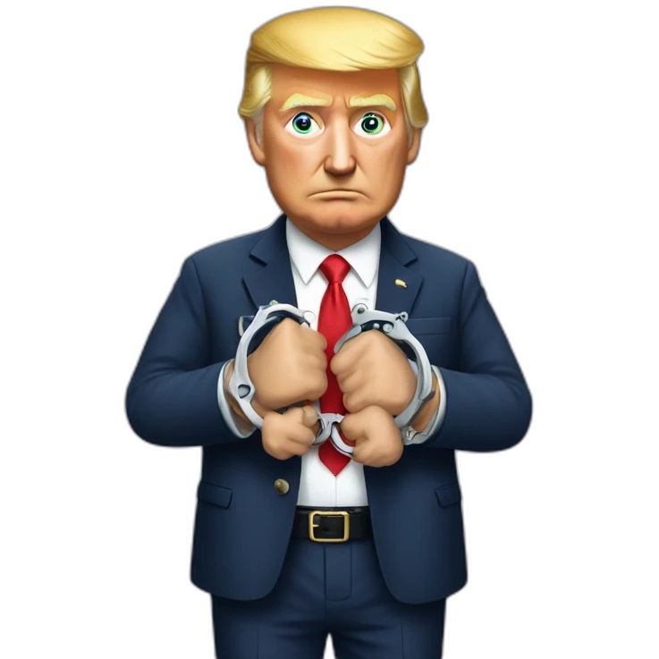 trump-in-handcuffs emoji