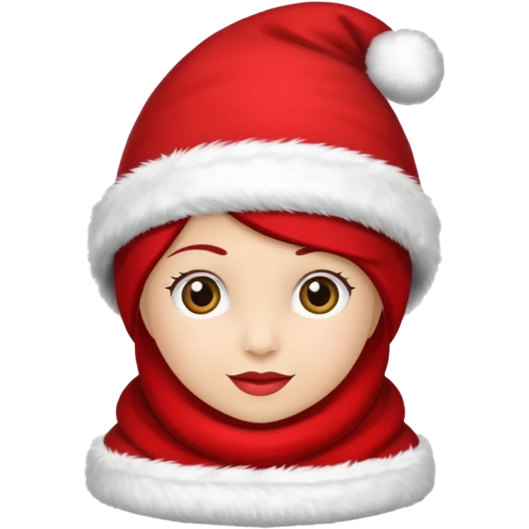 gorro mamá Noél navideño emoji