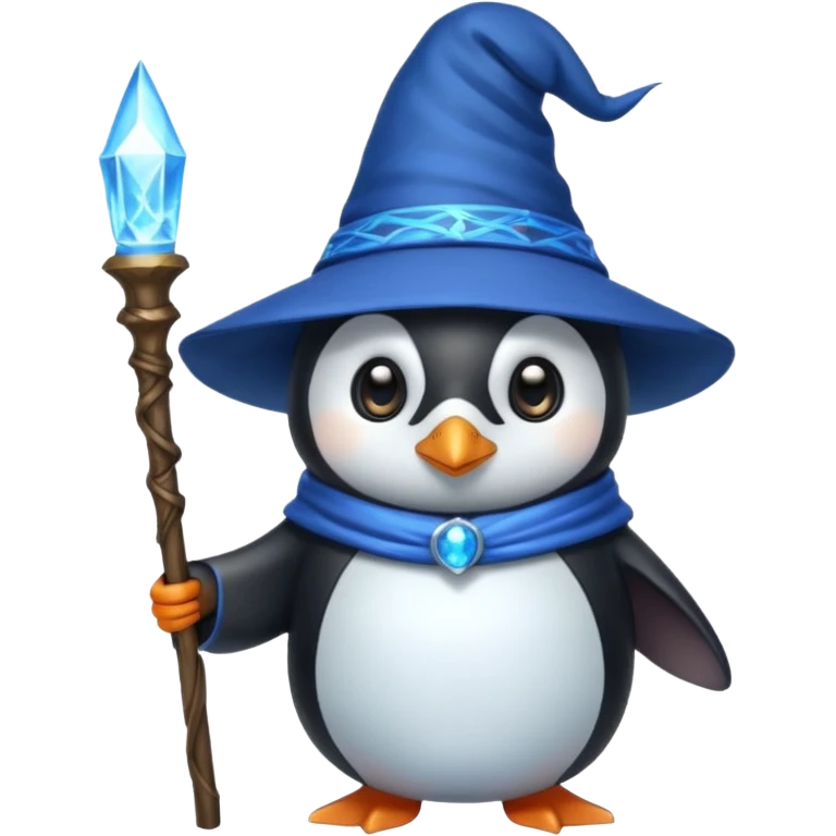 Penguin Wizard emoji
