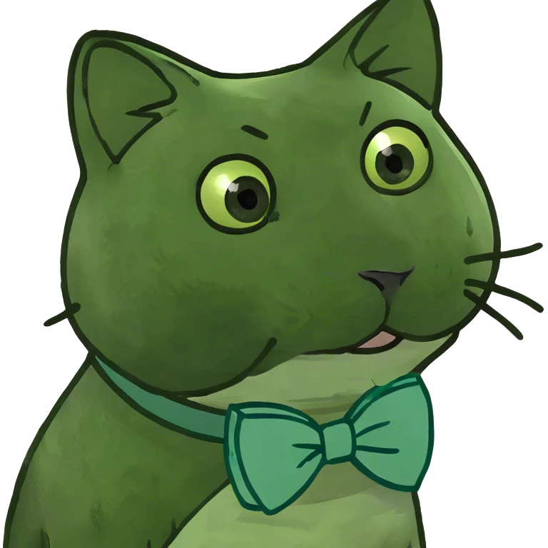 Cat with bow emoji