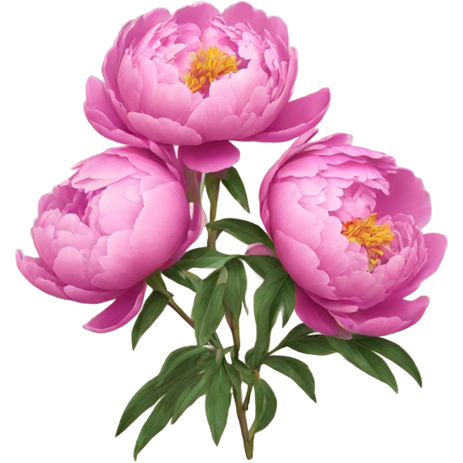 peonies emoji
