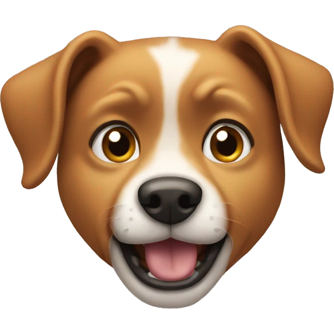 Barking dog  emoji