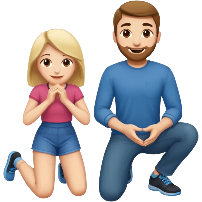 can u do a girl on her knees in front of her boyfriend  emoji