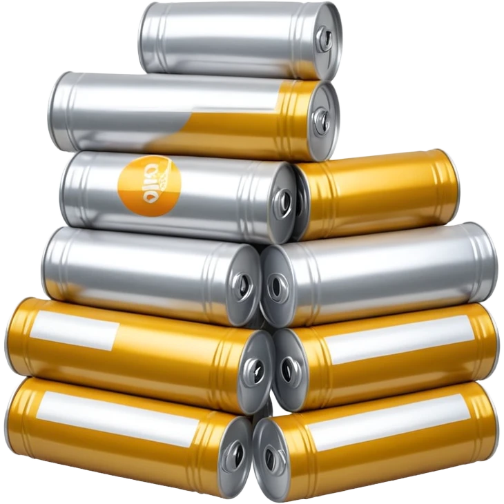 stack of many beer cans emoji