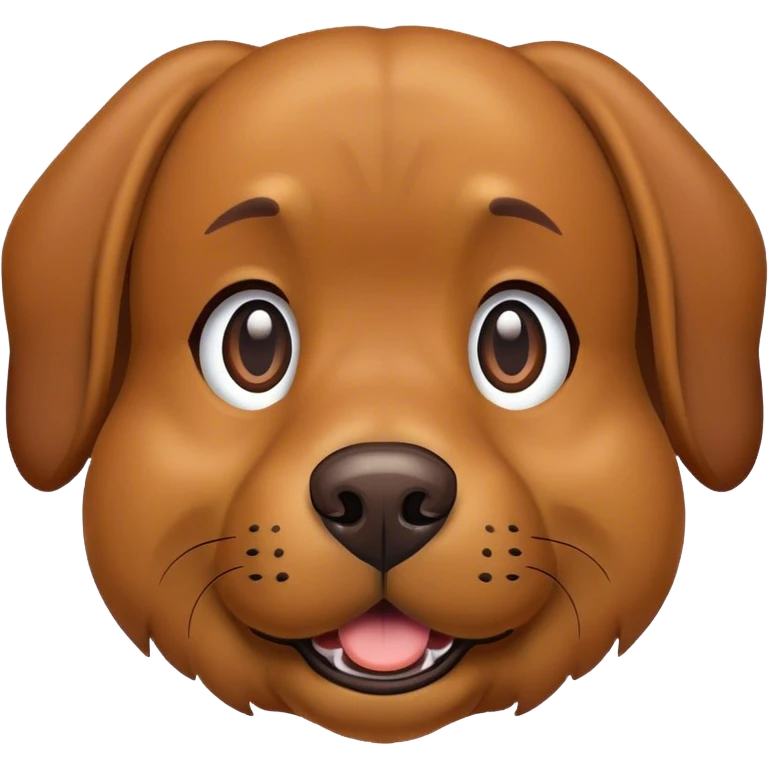 Perro marrón emoji