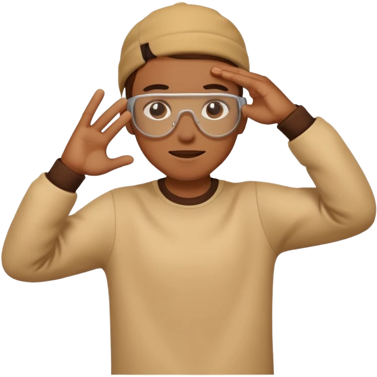 person dabbing emoji