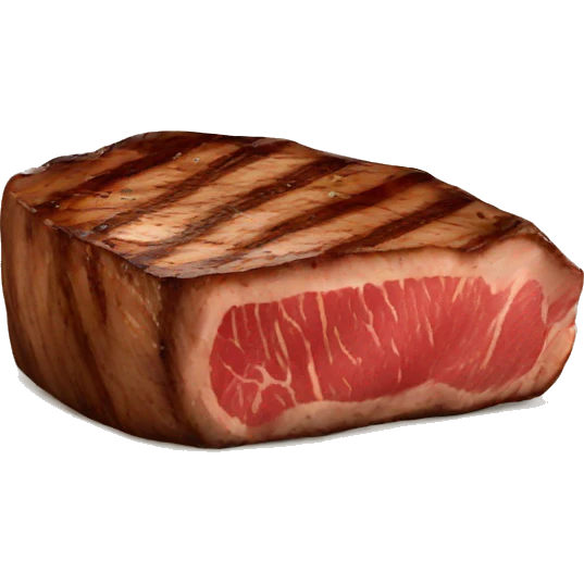 a steak emoji