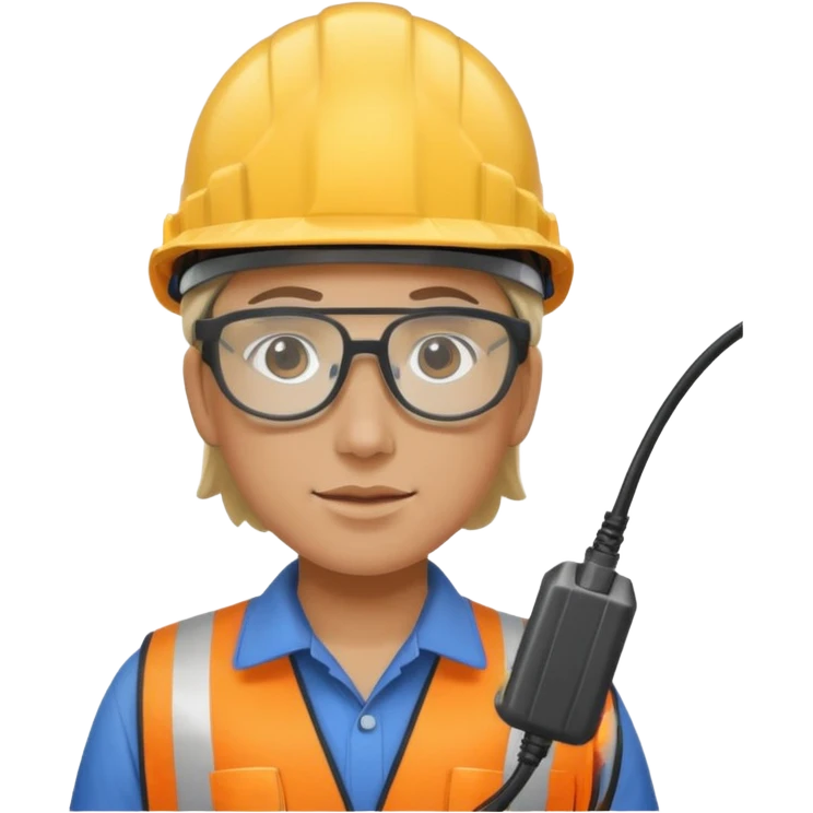 Electricity power employer at work emoji