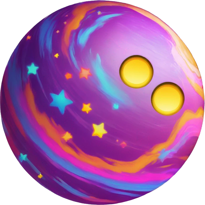 lisa frank ringed planet emoji