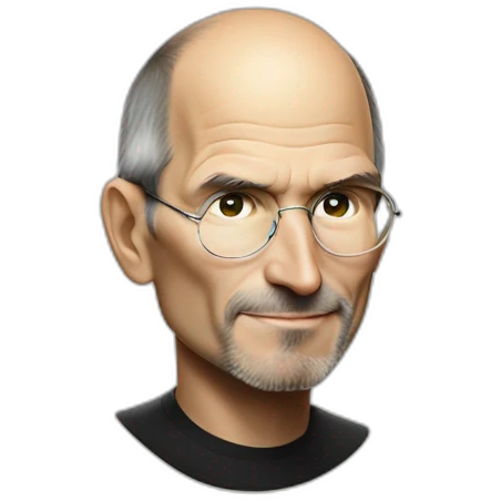 Steve Jobs eats apples emoji