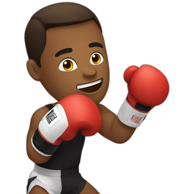 boxing training emoji