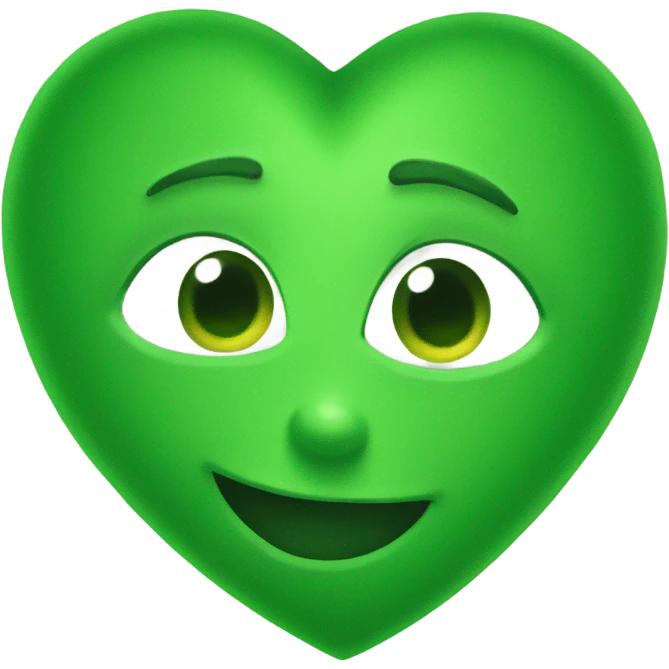 green heart emoji