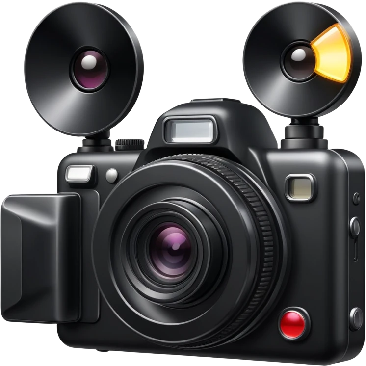 camera with flash emoji