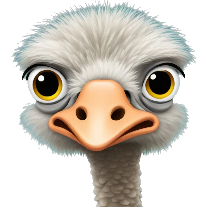 Ostrich emoji