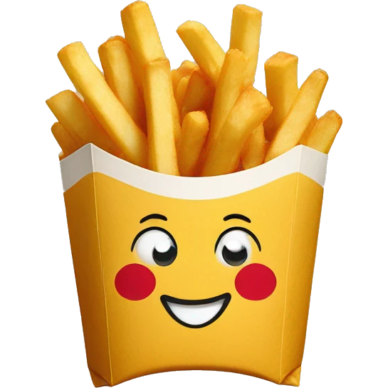 chick fil a fries emoji
