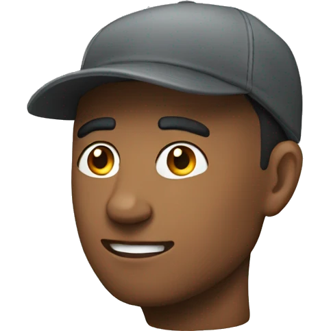 a man with a cap emoji