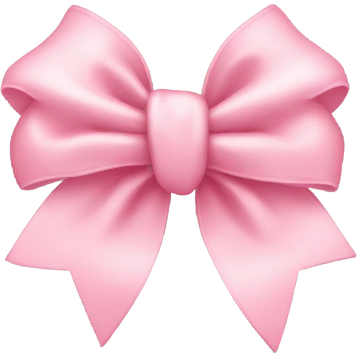baby pink bow emoji