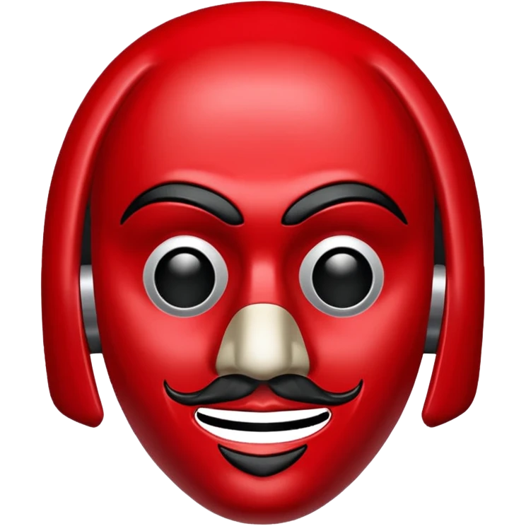 Money heist mask emoji