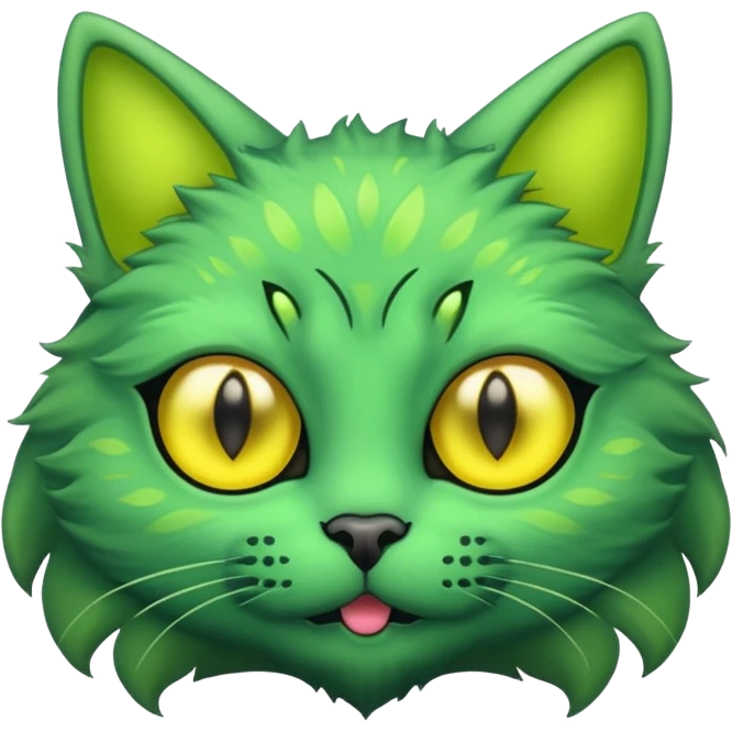 Gato alien emoji
