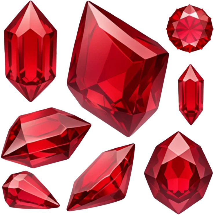 raw red crystal emoji